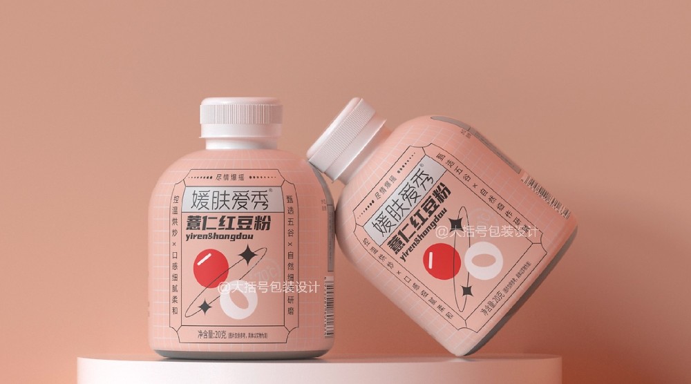 原创饮料包装-大括号包装设计